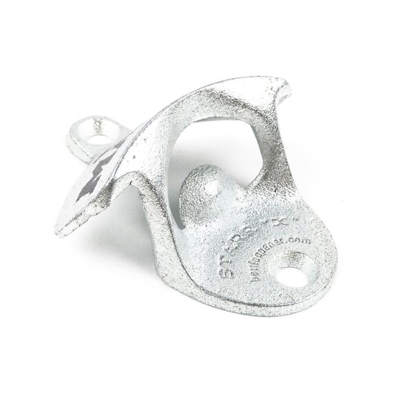 THE MAN CAVE Wall Mounted Beer Soda Bottle Opener Zinc Plated Cast Iron Starr X - Picture 4 of 5